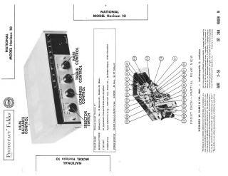 National-10_Horizon 10(Sams-S0268F10)-1955.PreAmp preview